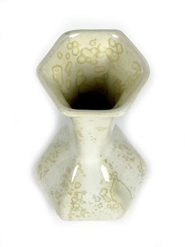 Vaasje champagne kleurige kristallen - Afbeelding 2