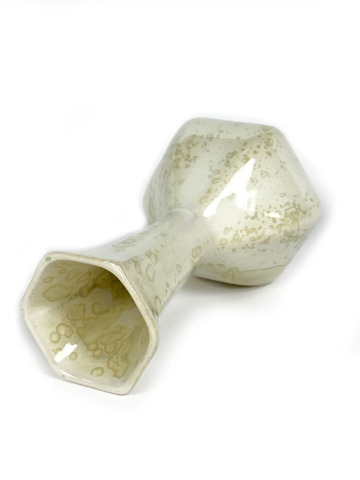 Vaasje champagne kleurige kristallen - Afbeelding 3