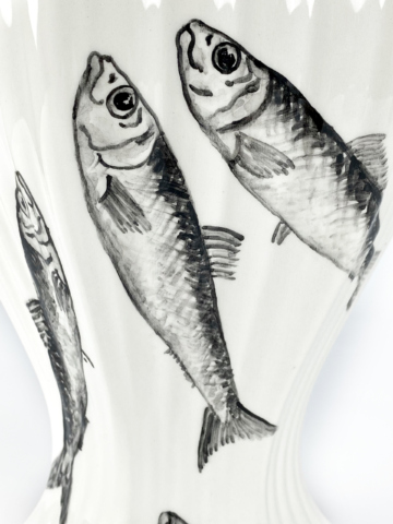 Dekselvaas 6-kantig met sardines - Afbeelding 10