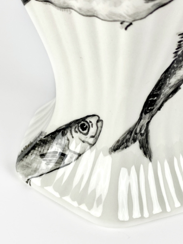 Dekselvaas 6-kantig met sardines - Afbeelding 9