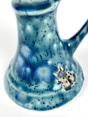 Kandelaar effect blauw met motjes - Afbeelding 5