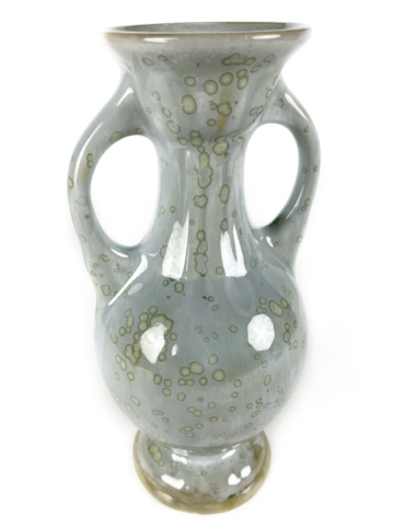 Amforavaas blauwgroene kristallen