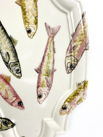 Plaquette met gekleurde sardines - Afbeelding 2