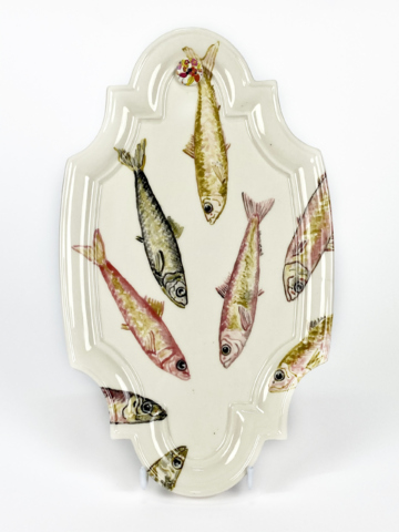Plaquette met gekleurde sardines - Afbeelding 3