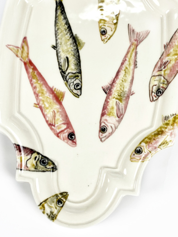 Plaquette met gekleurde sardines - Afbeelding 6