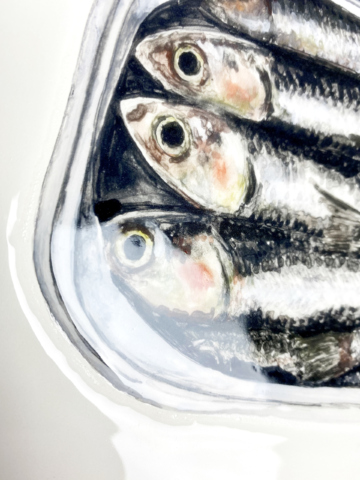 Plaquette met ingeblikte sardines - Afbeelding 5