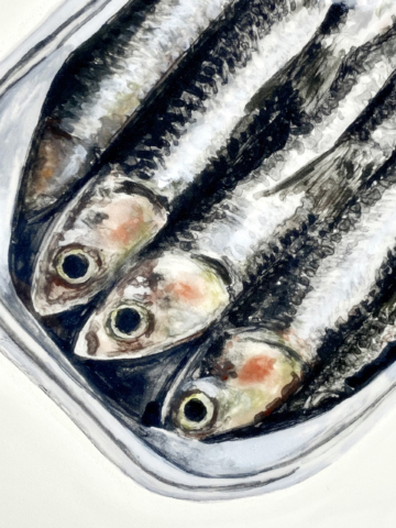 Plaquette met ingeblikte sardines - Afbeelding 7