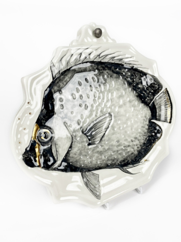Plaquette met tropische vis - Afbeelding 2