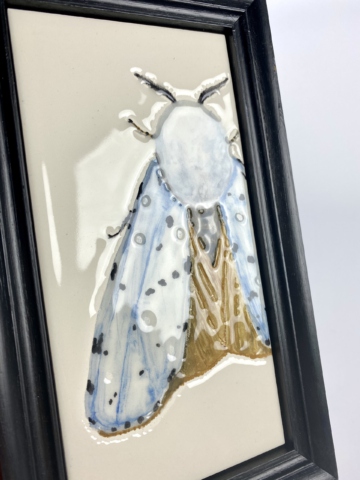 Tegelschilderij mot - Afbeelding 4
