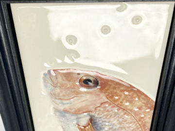 Tegelschilderij roze vis - Afbeelding 4