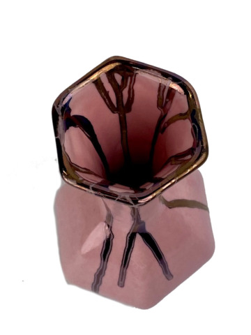 Halsvaasje roze drips - Afbeelding 2
