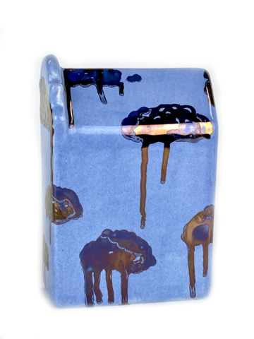 Huisje klokgevel blauw - Afbeelding 4