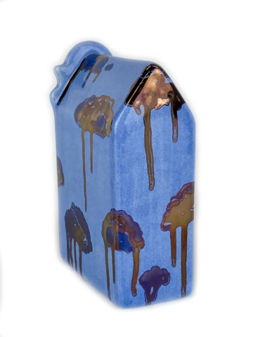 Huisje klokgevel blauw - Afbeelding 5