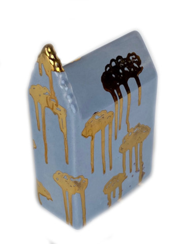 Huisje trapgevel blauw - Afbeelding 6