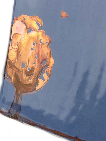 Huisje verhoogde halsgevel blauw - Afbeelding 6