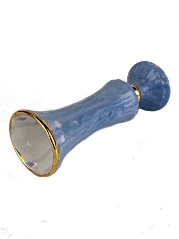 Vaasje roze blauw met goud - Afbeelding 3
