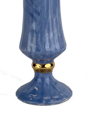 Vaasje roze blauw met goud - Afbeelding 4