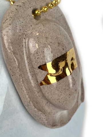 Vaas 6kantig gouden lint met hanger - Afbeelding 8