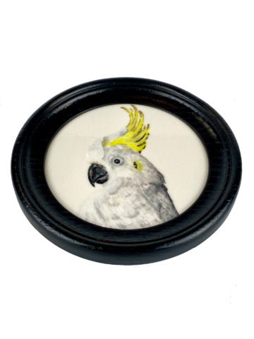 Tegel schilderij rond kaketoe - Afbeelding 2