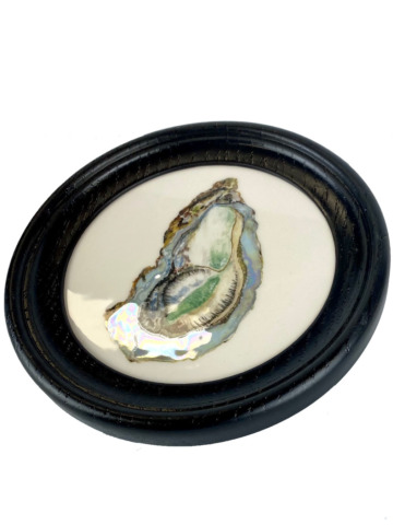 Tegel schilderij rond oester - Afbeelding 2