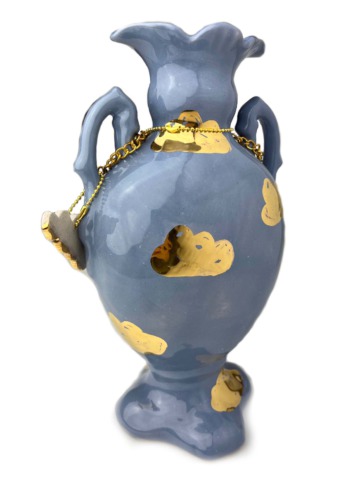 Barokke orenvaas gold gold gold - Afbeelding 2