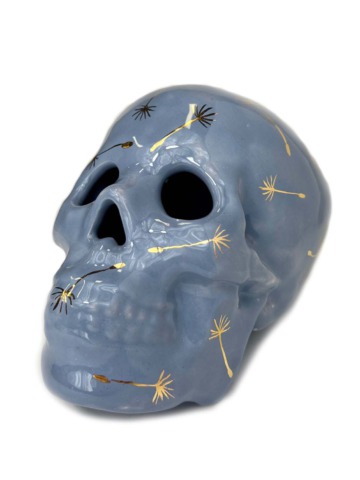 Skull gouden pluis